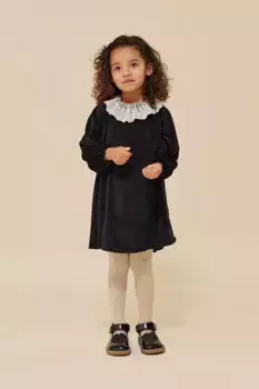 Платье для маленькой девочки VENOLA DRESS GRS Konges Sljd, черный