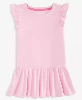 Платье для малышек с оборками на рукавах Epic Threads, розовый