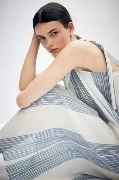Платье для мамы до и после кормления из крепа H&M, мультиколор