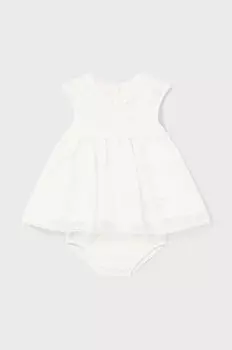 Платье для новорожденного Mayoral Newborn, бежевый