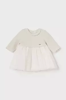 Платье для новорожденных Mayoral Newborn, бежевый
