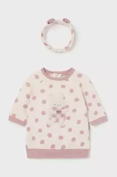Платье для новорожденных Mayoral Newborn, розовый