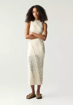 Платье для особых случаев PULL&BEAR, бежевый