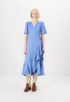 Платье для особых случаев YASTHEA WRAP DRESS YAS, светло-голубой