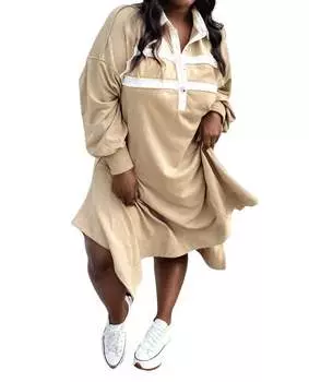 Платье для отдыха Starter Lounge бежевого цвета BLAKELEY