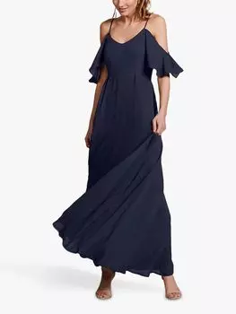 Платье для подружки невесты с открытыми плечами Rewriting Mykonos, чернила