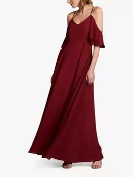 Платье для подружки невесты с открытыми плечами Rewriting Mykonos, Кьянти