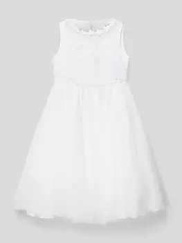 Платье для причастия с кружевной отделкой Weise, белый