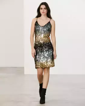 Платье для вечеринки с пайетками Vero Moda, чёрный
