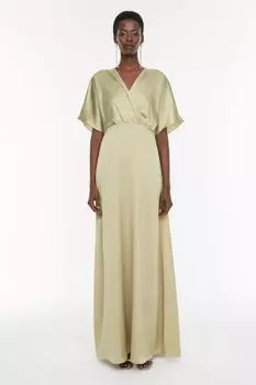 Платье для вечернего и выпускного вечера - Зеленый - А-силуэт Trendyol, зеленый