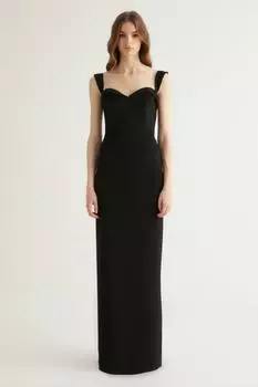 Платье для вечернего и выпускного вечера - Черное - Shift Trendyol, черный