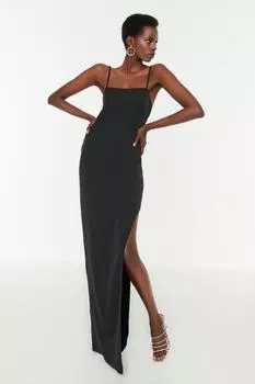 Платье для вечернего и выпускного вечера - Черное - Shift Trendyol, черный