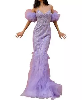 Платье для выпускного в барвинковом цвете Nox Anabel, цвет periwinkle