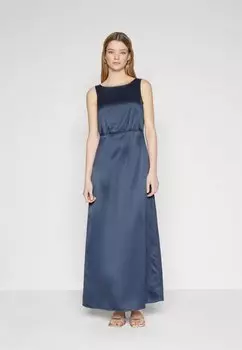 Платье для выпускного вечера VIELLIE BOATNECK MAXI DRESS VILA, цвет navy blazer