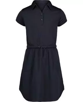 Платье для выступлений с короткими рукавами и униформой на шнуровке для больших девочек больших размеров Nautica