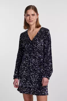 Платье для женщин/девочек для взрослых PIECES, черный