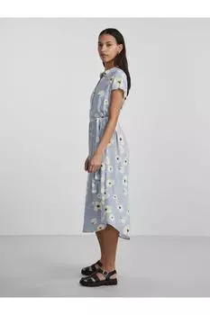 Платье для женщин/девочек для взрослых PIECES, синий