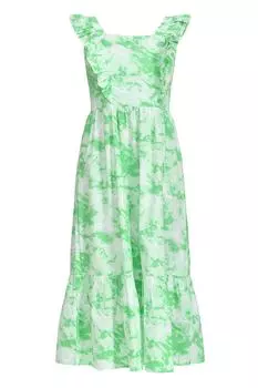 Платье для женщин/девочек, зеленая расческа. Sister's Point, зеленый