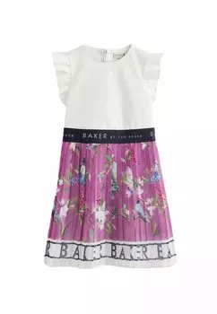 Платье дневное HEM PLEATED MOCKABLE-REGULAR FIT Baker by Ted Baker, цвет purple