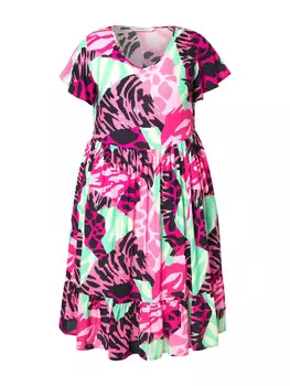 Платье до колена Angel of Style, цвет hibiskuspink