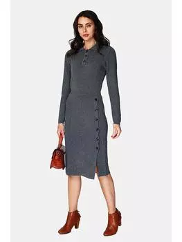 Платье до колена ASSUILI, антрацит