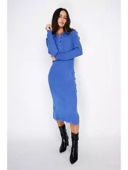Платье до колена ASSUILI, синий