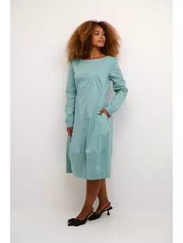 Платье до колена CULTURE, светло-синий