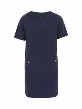 Платье до колена DreiMaster Klassik, темно-синий