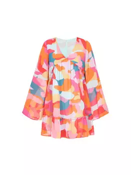 Платье до колена ebeeza Dress, разноцветный