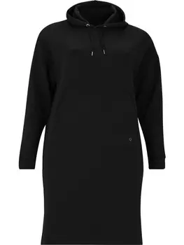 Платье до колена Endurance Q Sweatkleid Ivory, черный