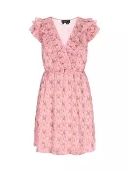 Платье до колена faina, цвет rose multicolor