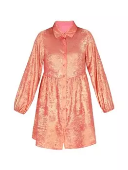 Платье до колена faina Dress, цвет Pink Metallic