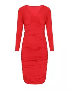 Платье до колена faina Dress, красный