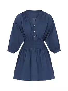 Платье до колена faina Dress, синий