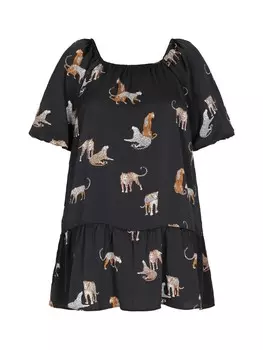 Платье до колена faina Plus Size Dress, черный