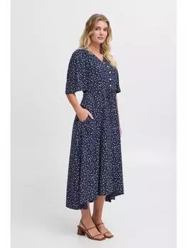 Платье до колена Fransa, синий