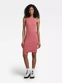 Платье до колена G-Star Kleid, розовый