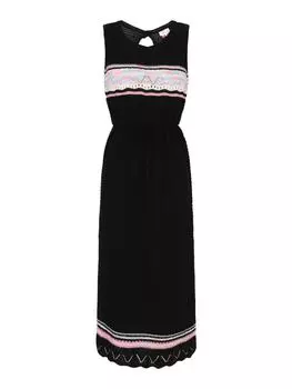 Платье до колена IZIA, цвет black multicolor