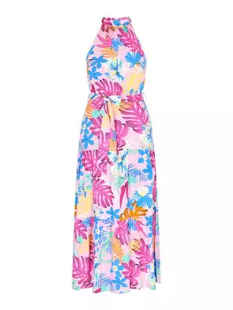 Платье до колена IZIA, цвет light rose multicolor