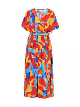 Платье до колена IZIA, цвет red multicolor