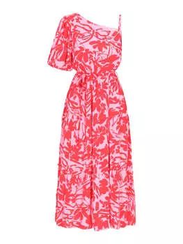 Платье до колена IZIA, цвет rose red