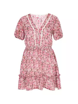 Платье до колена IZIA, цвет rose multicolor
