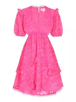 Платье до колена IZIA, фуксия
