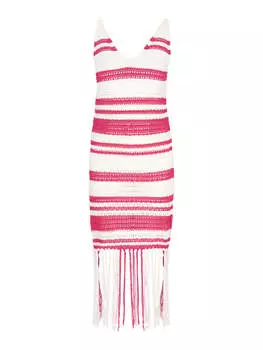 Платье до колена IZIA, фуксия