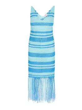 Платье до колена IZIA, синий