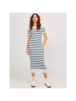 Платье до колена Jack & Jones, цвет wei/blau