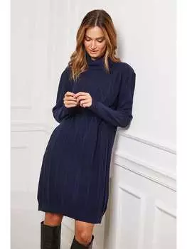 Платье до колена Josfine, темно-синий