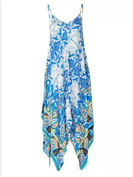 Платье до колена KOROSHI, цвет turkis