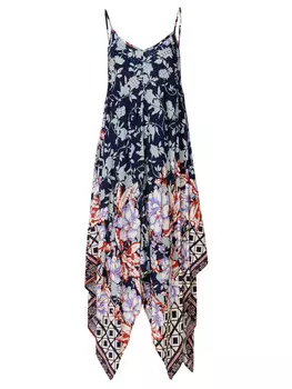 Платье до колена KOROSHI, синий