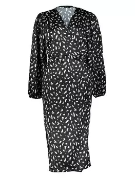 Платье до колена LA Angels Kleid, черный/белый